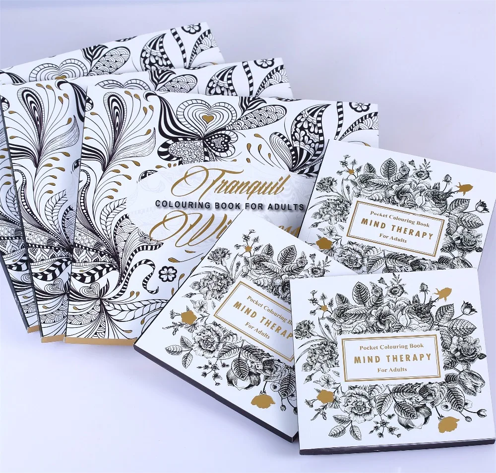 Раскраска с принтом наклеек для взрослых