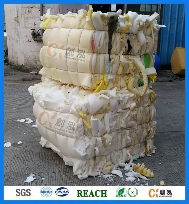 Exporting sponge foam in bulk rubber scrap foam
