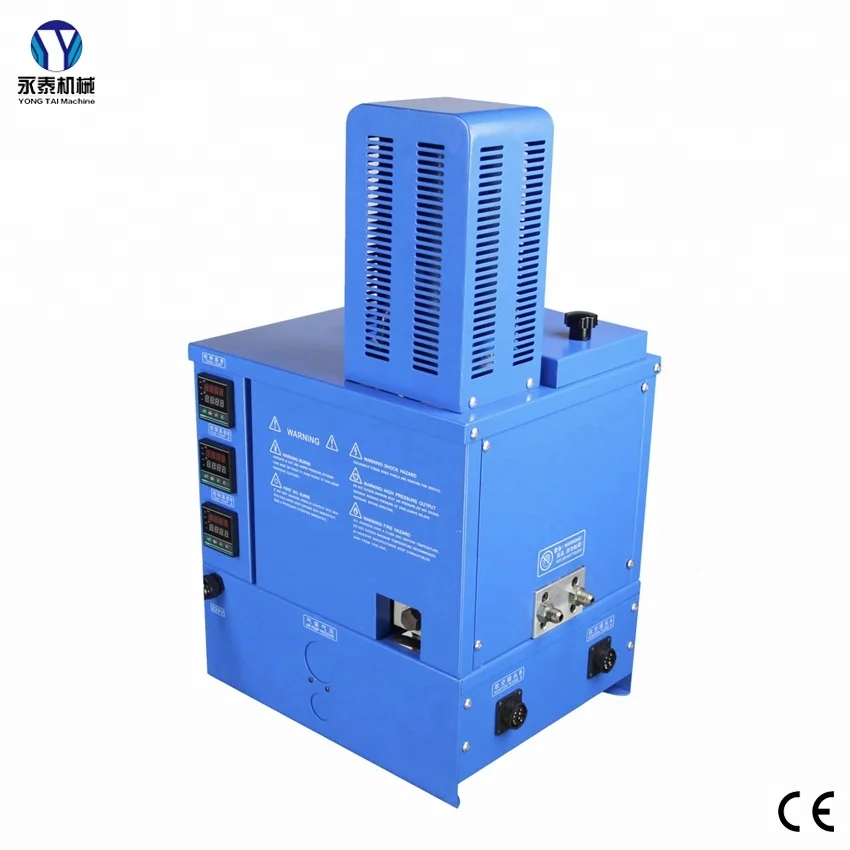 Hot melt glue machine/applicator machine for fridge filling