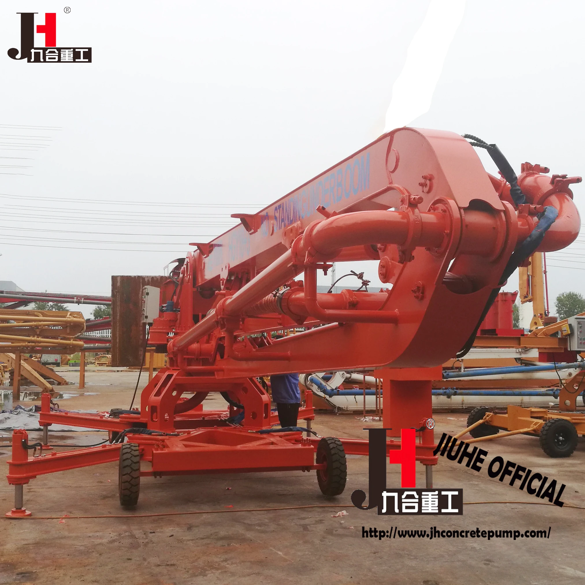 15m 17m 18m 21m 23m Spider concrete placing boom/concrete pump distributor /stationary concrete placing boom