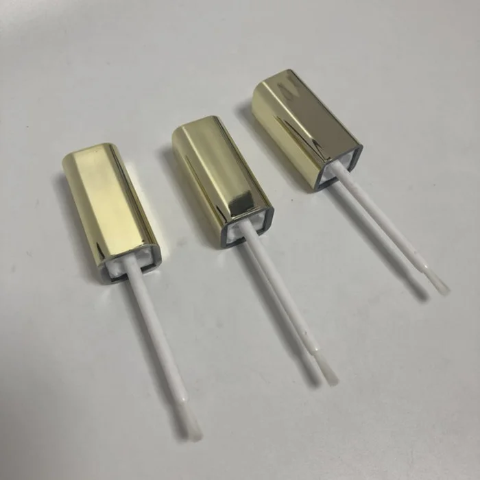 
Gold cap 4ml plastic nail polish bottles / empty mascara container / eco-friendly cosmetics tube packaging 