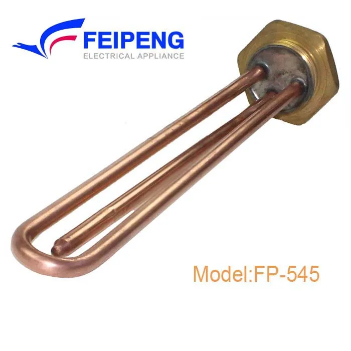 
220V 1.5kw 2kw 4kw copper brass tubular heating elements with thermostat 