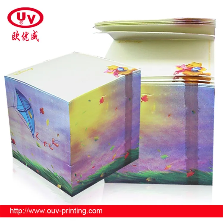 Customized Wooden Pallet Sticky Adhesive Notes Cube Pads Blocks Paper Memo Pad Square Cubes with Pallet