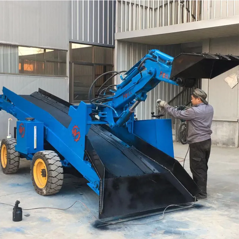 Underground Loader Mining Equipment Mining Loader with Side Dumping Bucket