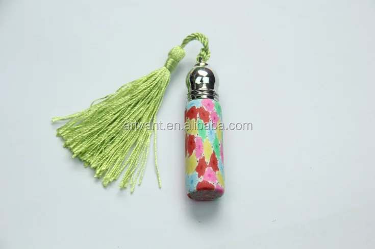 5ML Perfume Clay Roller Bottle Polymer Clay Empty Small Refillable Roll on Bottle For Essential Oil