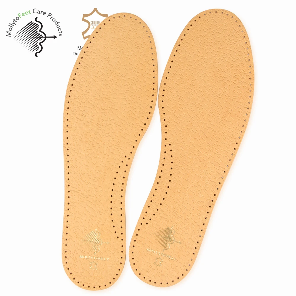 Sheepskin Genuine Leather material comfortable deodorant anti-sweat shoe insole for ladies/men