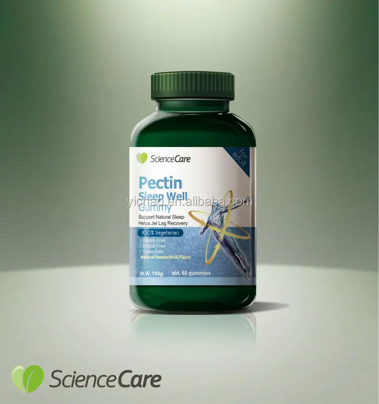Yichao vegan Pectin Melatonin Sleep well supplement Gummy