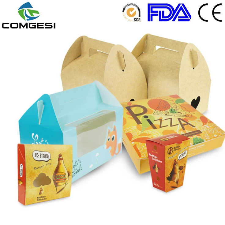 Disposable paper packaging take away lunch bowl_fast food_Restaurant Project Disposable Kraft Paper bowl with Lid