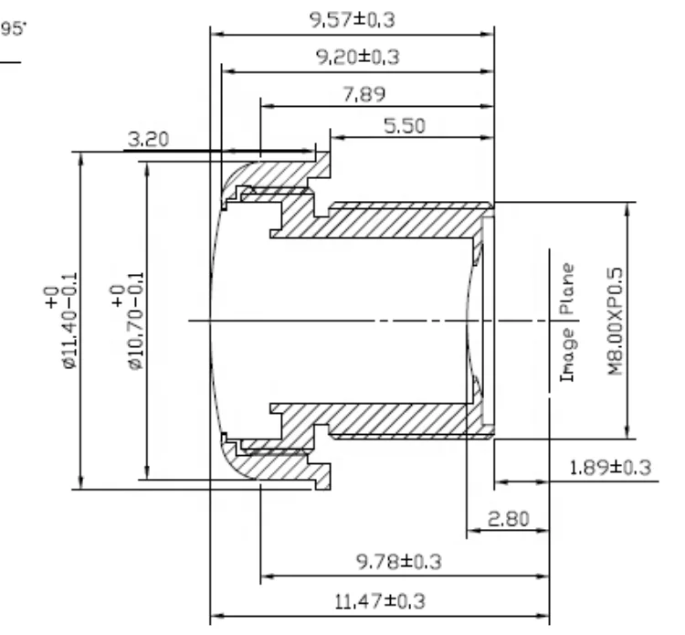 Element 4E+IR IP camera lens for security and protection monitoring