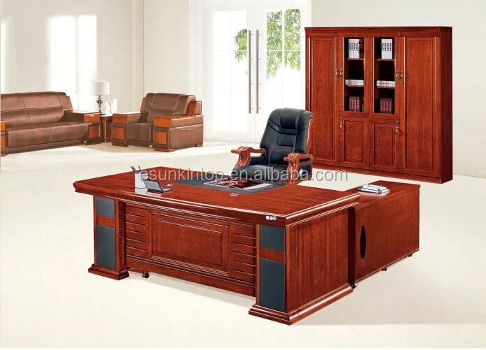 
Antique wood office desk furniture classic design MDF office desk 