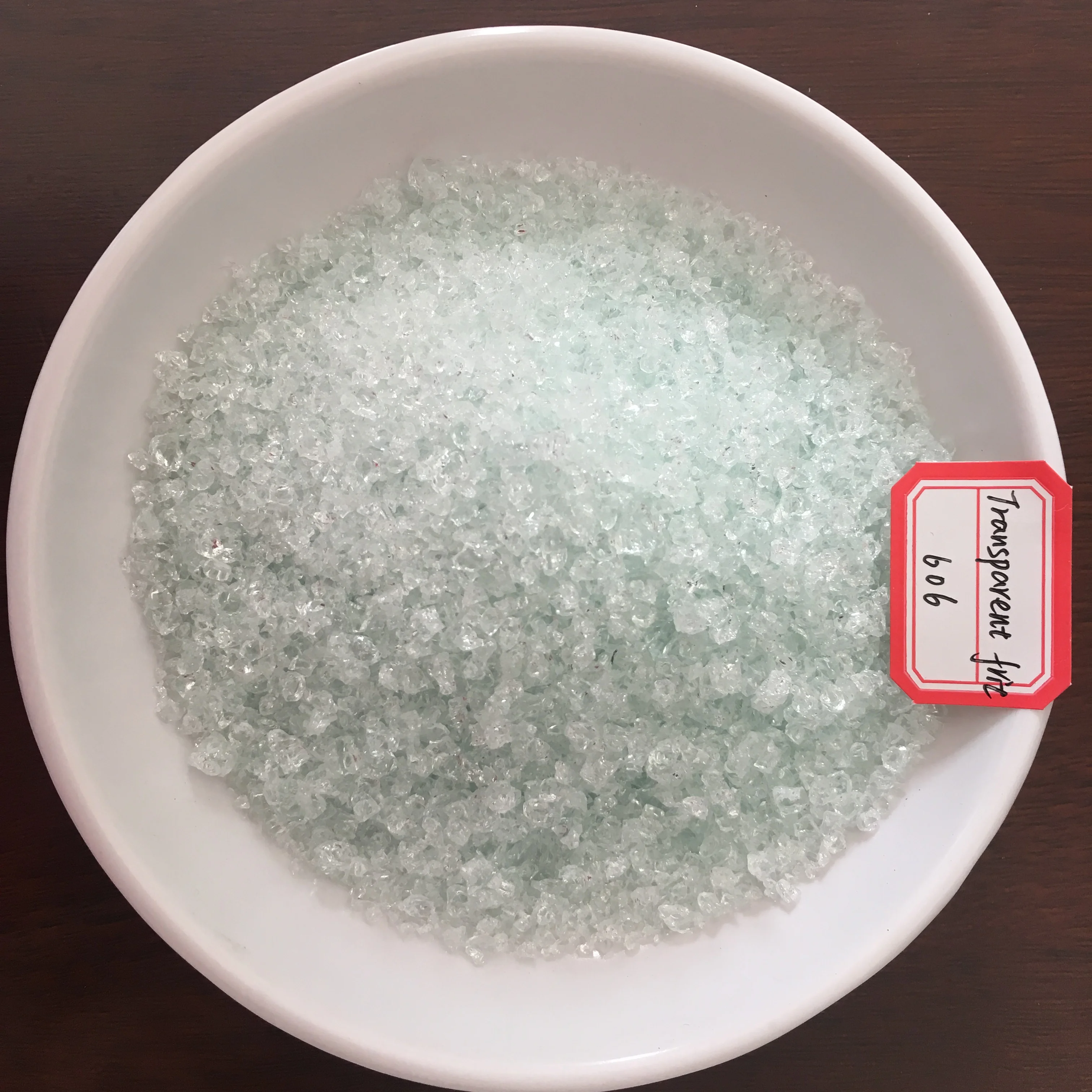 Global glaze high transparent frit for glass glow ceramic glaze