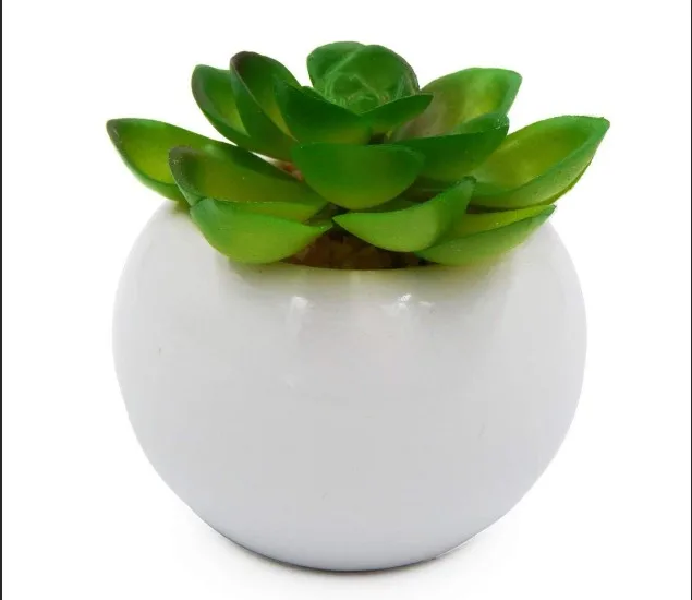 LMDArtificial Succulent Plants Green Unpotted Faux Flower Succulents Mini Echeveria Picks Bulk Stems for Home Indoor Decoration
