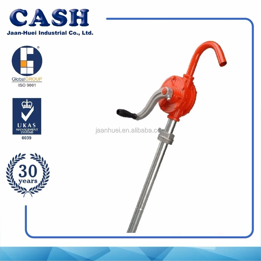 transfer pump kit with manual grease rotary hand oil pump