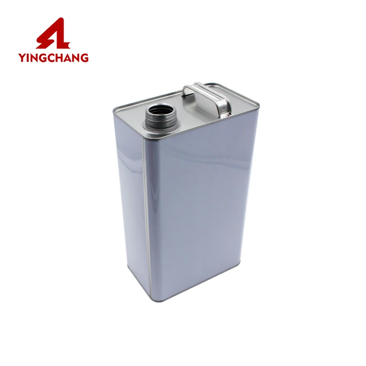 5 л прямоугольная металлическая жестяная Химическая краска Масло Легко открывающаяся жестяная банка