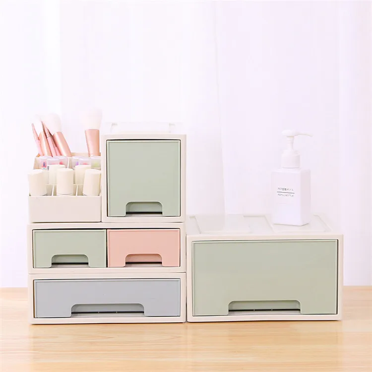 
Ebay Hot-Selling Cheap Plastic Cosmetic Make Up storage box organizer With Drawer On Sale 