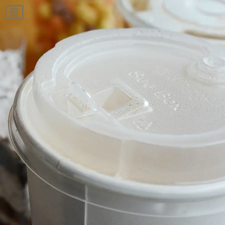 
K-P 90mm disposable coffee paper cup with lids 