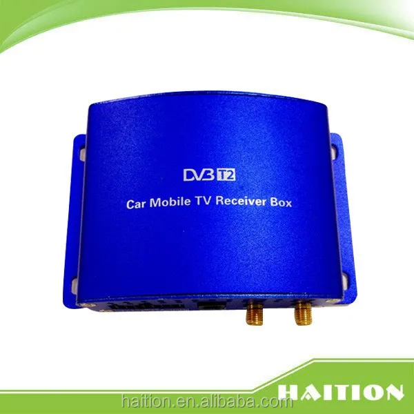 car satellite tv antenna ISDB-T car digital tv receiver with double antennas can work in 160km/h