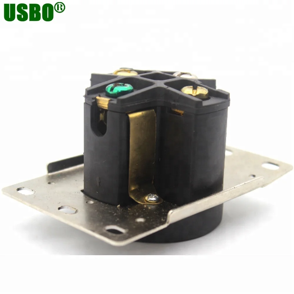 Разъем с четырьмя отверстиями NEMA 14-50R промышленного класса 50a 125-250