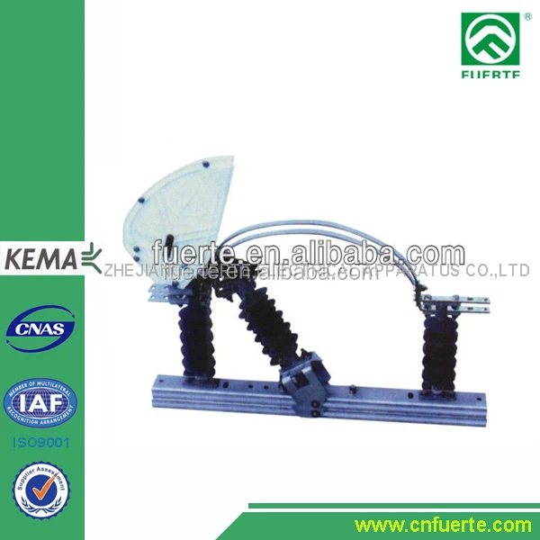 High Voltage Outdoor Disconnecting Switch isolator with Arc chute 36kV