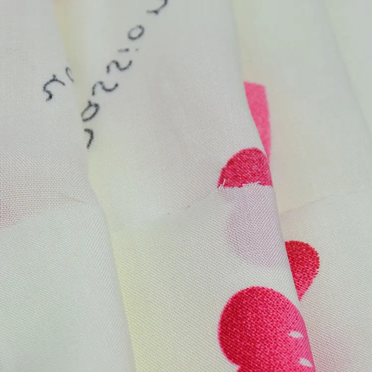 wholesale 100 rayon printed fabric for summer dress