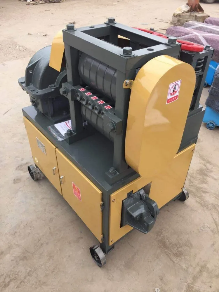 Factory direct selling Scrap steel bar straightening and cutting machine