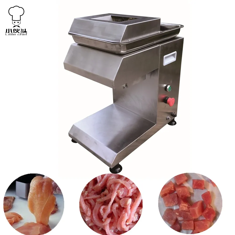 
CE certified 2017 meat cutting machine Stainless steel Fresh Meat Slicer meat cube cutter 