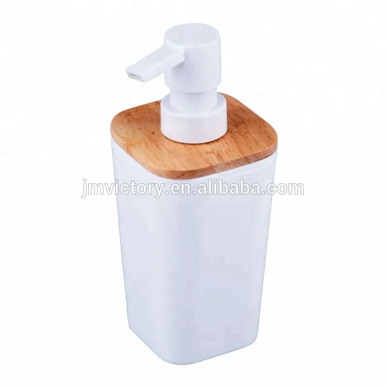 Customized Modern Hotel Plastic Bamboo Bathroom Accessories Set