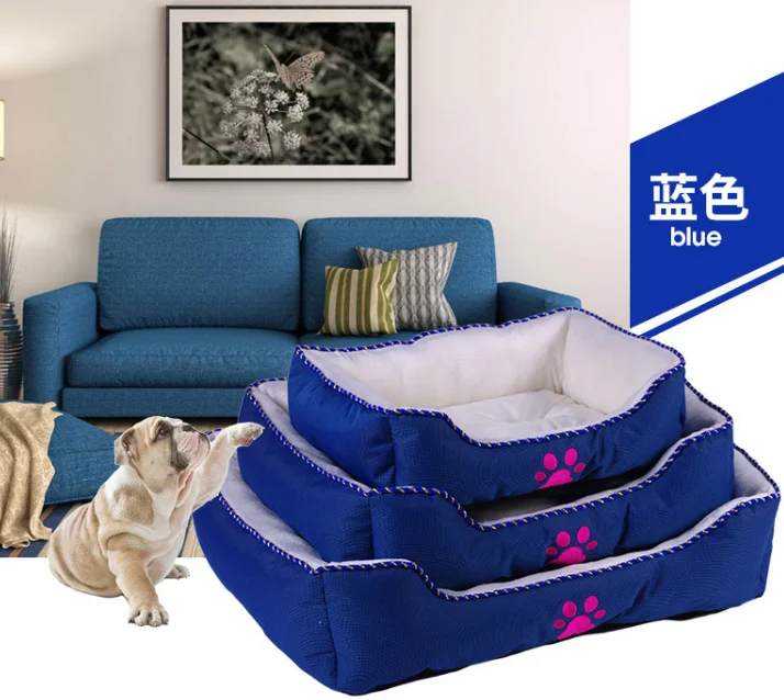 2017 new model oxford material pet beds for dog anti bite cat house supplier wholesale sleep bed for pet