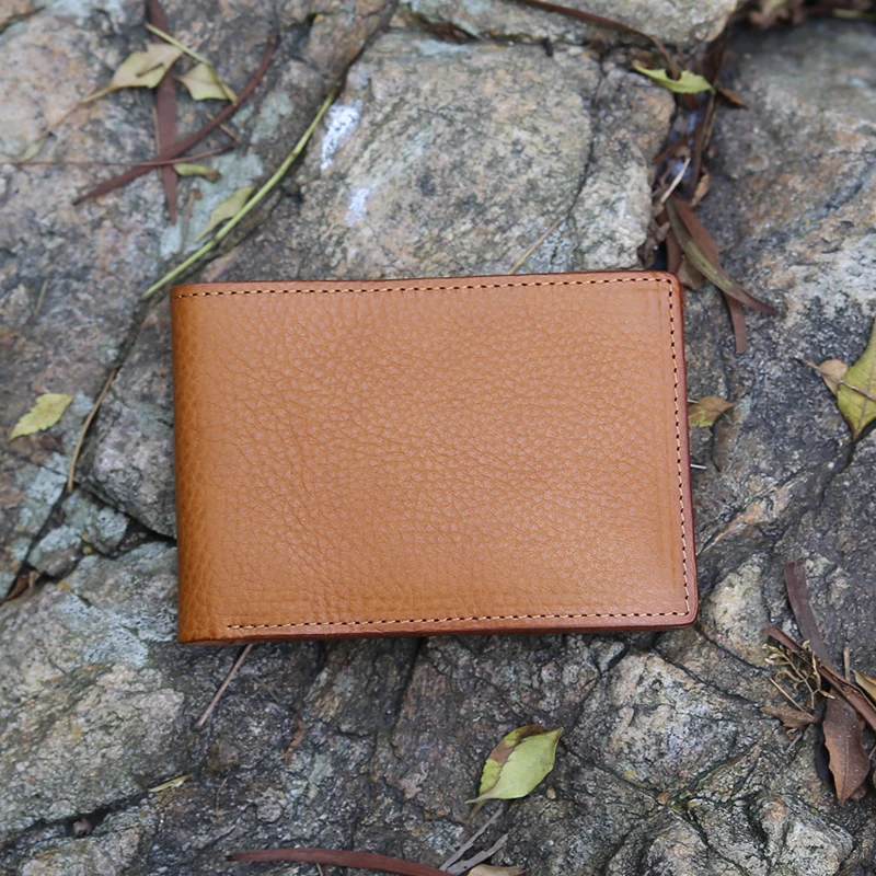 China Supplier Factory from Italy Creative personality good quality genuine leather wallet men