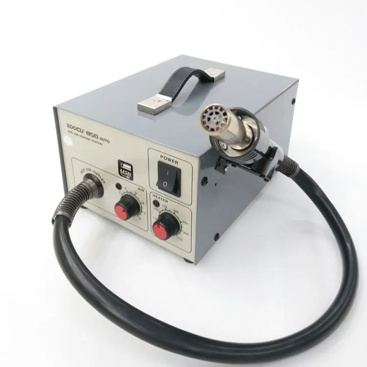 [koocu] 850AUTO 2 in 1 SMD Soldering Rework Station with Hot Air Gun and Soldering Iron