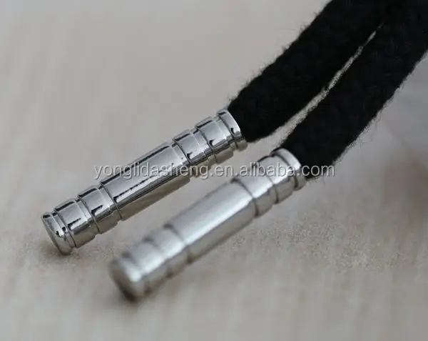 
New products silver metal shoelace aglets for women shoes 