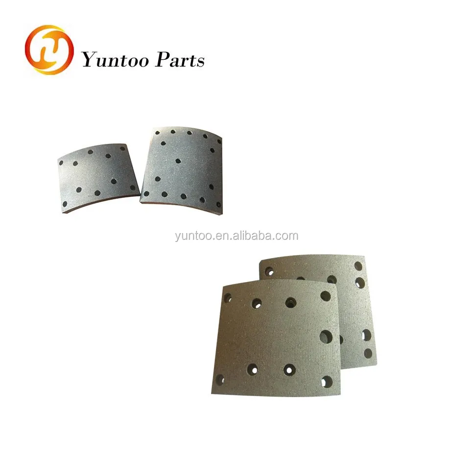 Chinese bus spare parts brake friction plate wheel lining