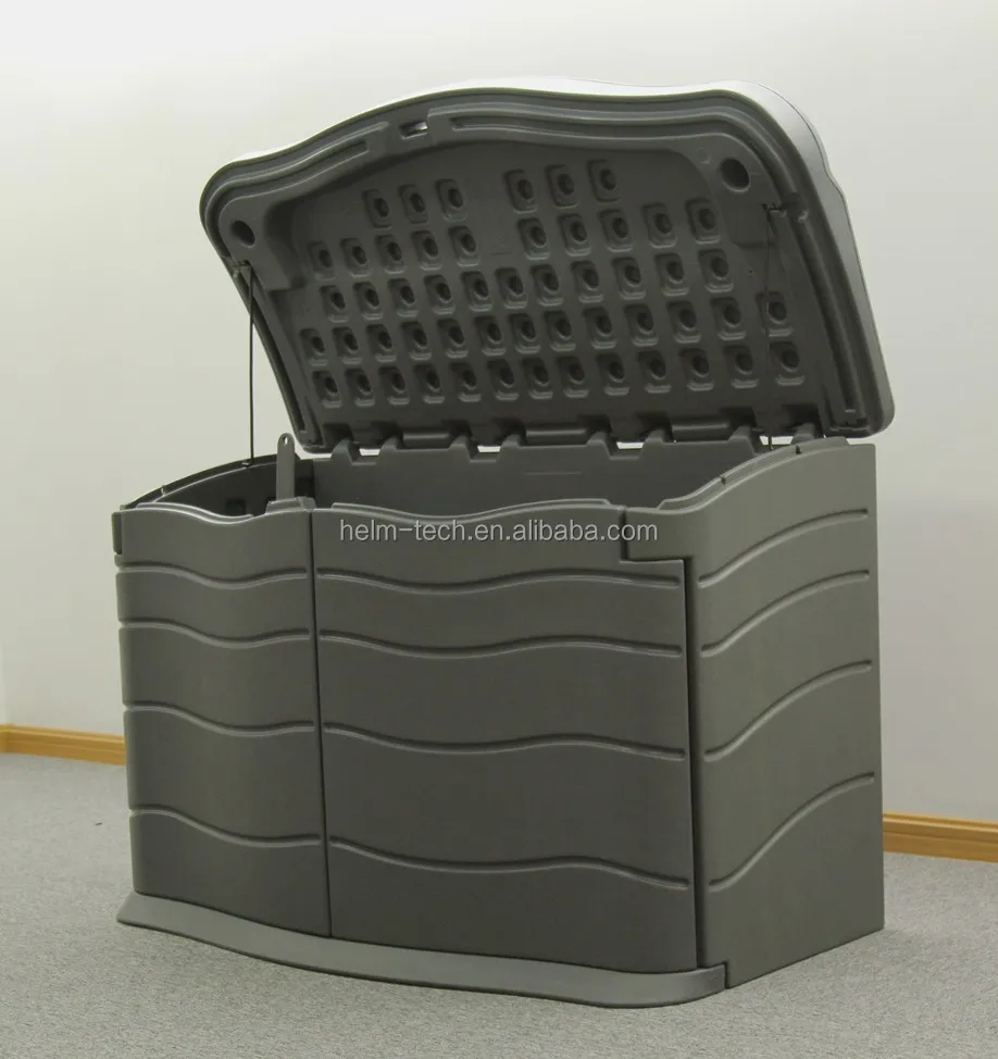 
HDPE Material Durable Outdoor Garden Plastic Tool Storage Shed 