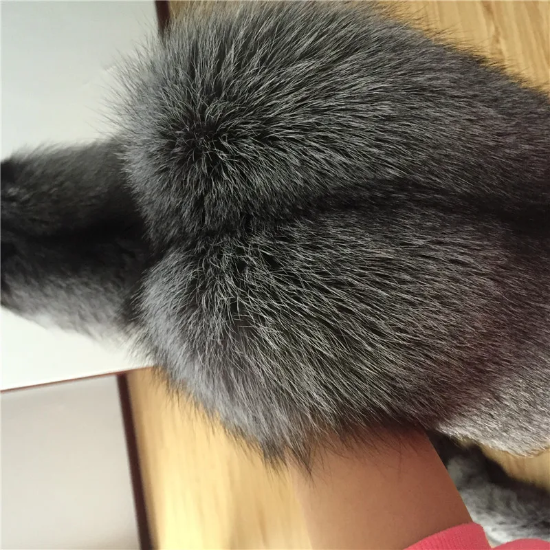 Wholesale natural silver fox skin pelt