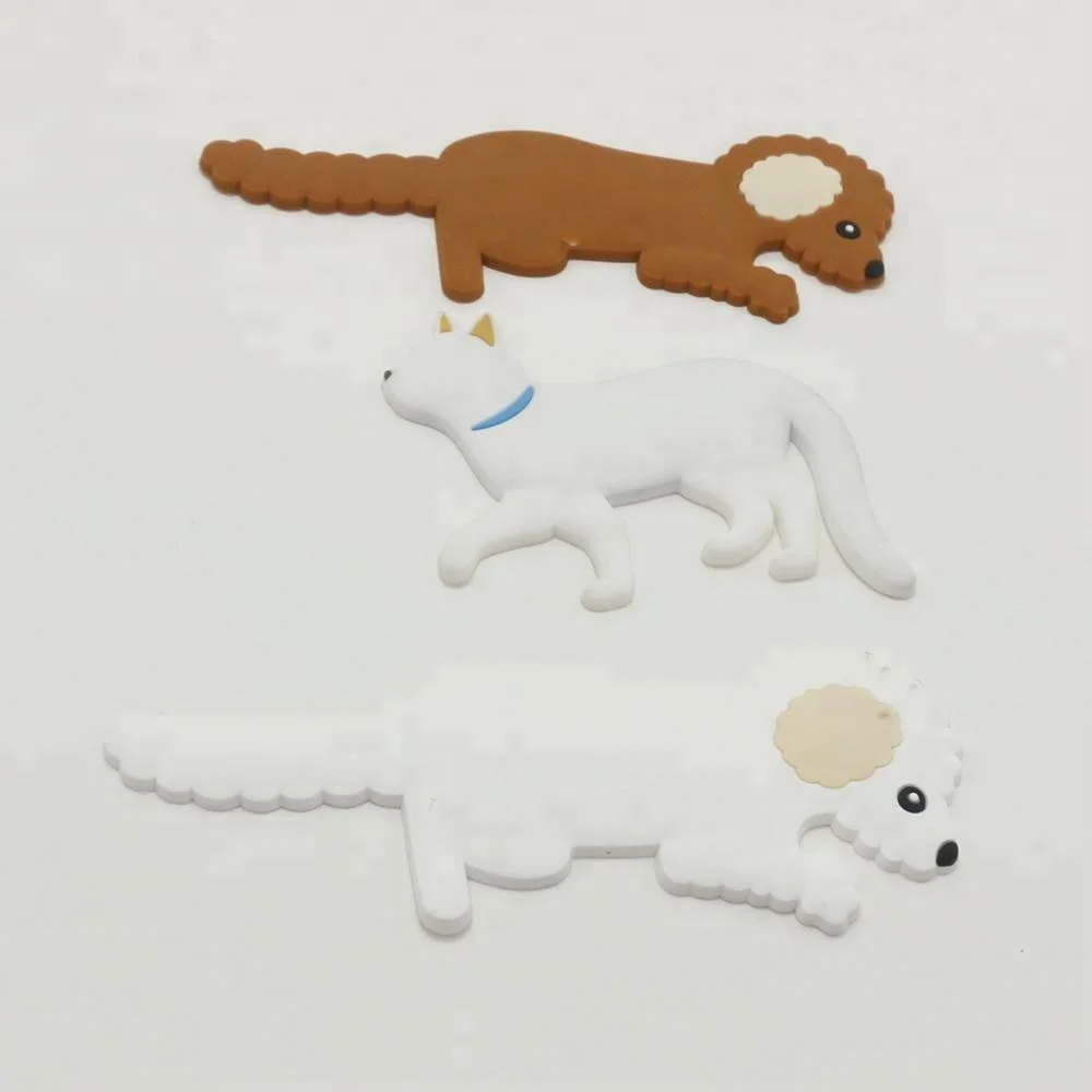 Magic Sticky Wall animal PVC Hooks Fridge Magnet Sticker