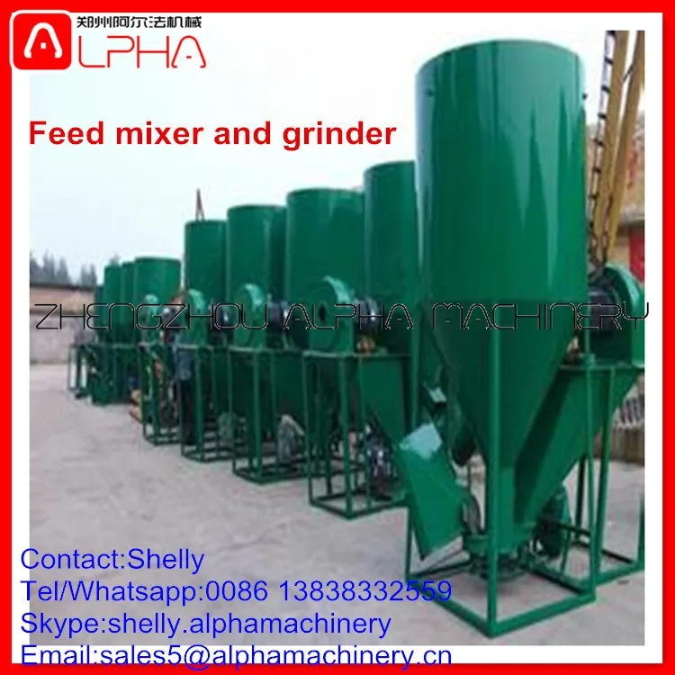 Camel feed grinder and mixer poultry feed grinder and mixer feed mill equipment