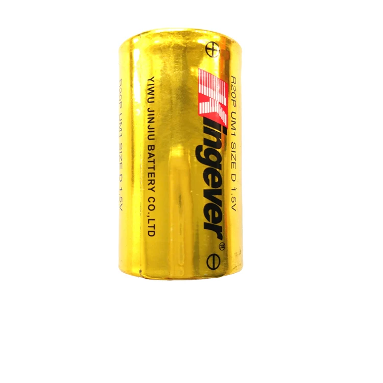 super power r20 d size 1.5v carbon dry cell battery