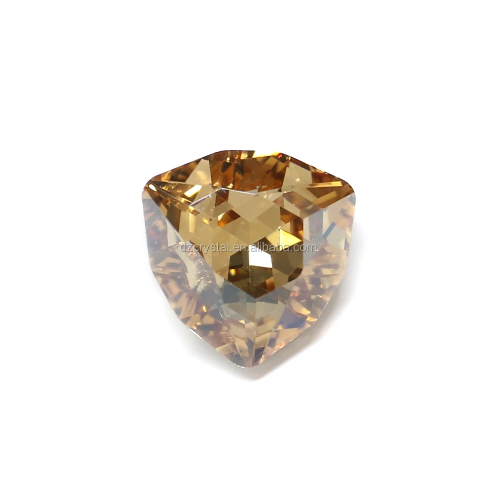 Wholesale Fat Triangle Shape Fancy Crystal Stone Shiny Color For Jewelry Making