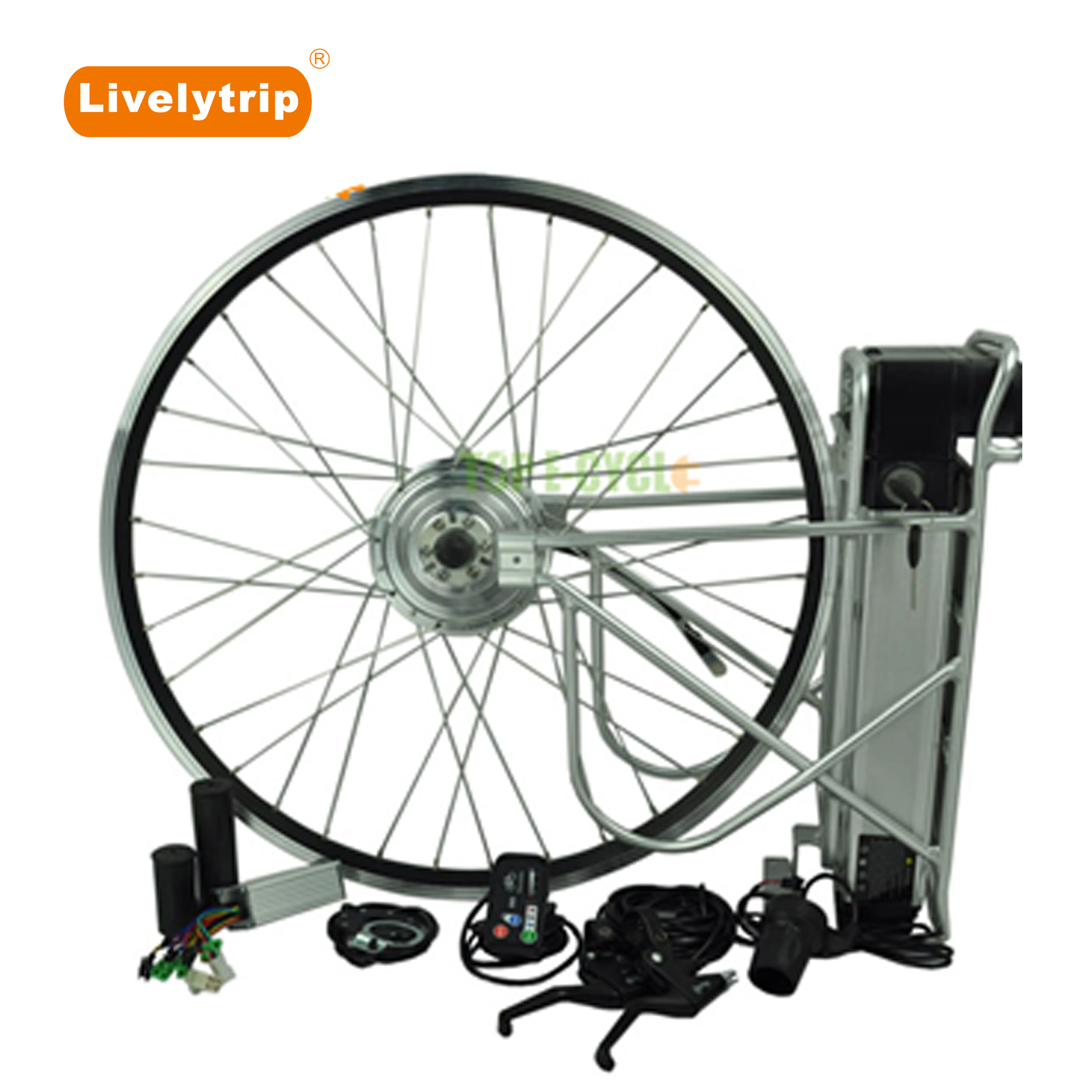 Quick Install 28 Inch E Bike 36V 350W Rear/Front Hub Motor Electric Bike Conversion Kit