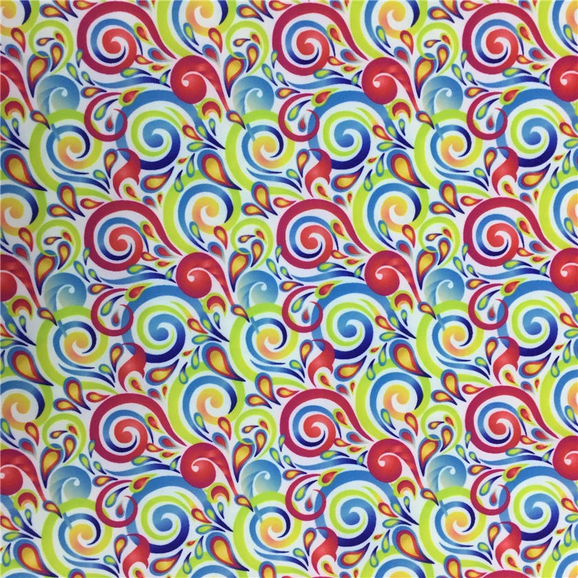 Customized designs 86 polyester 14 spandex swim lycra wear fabric