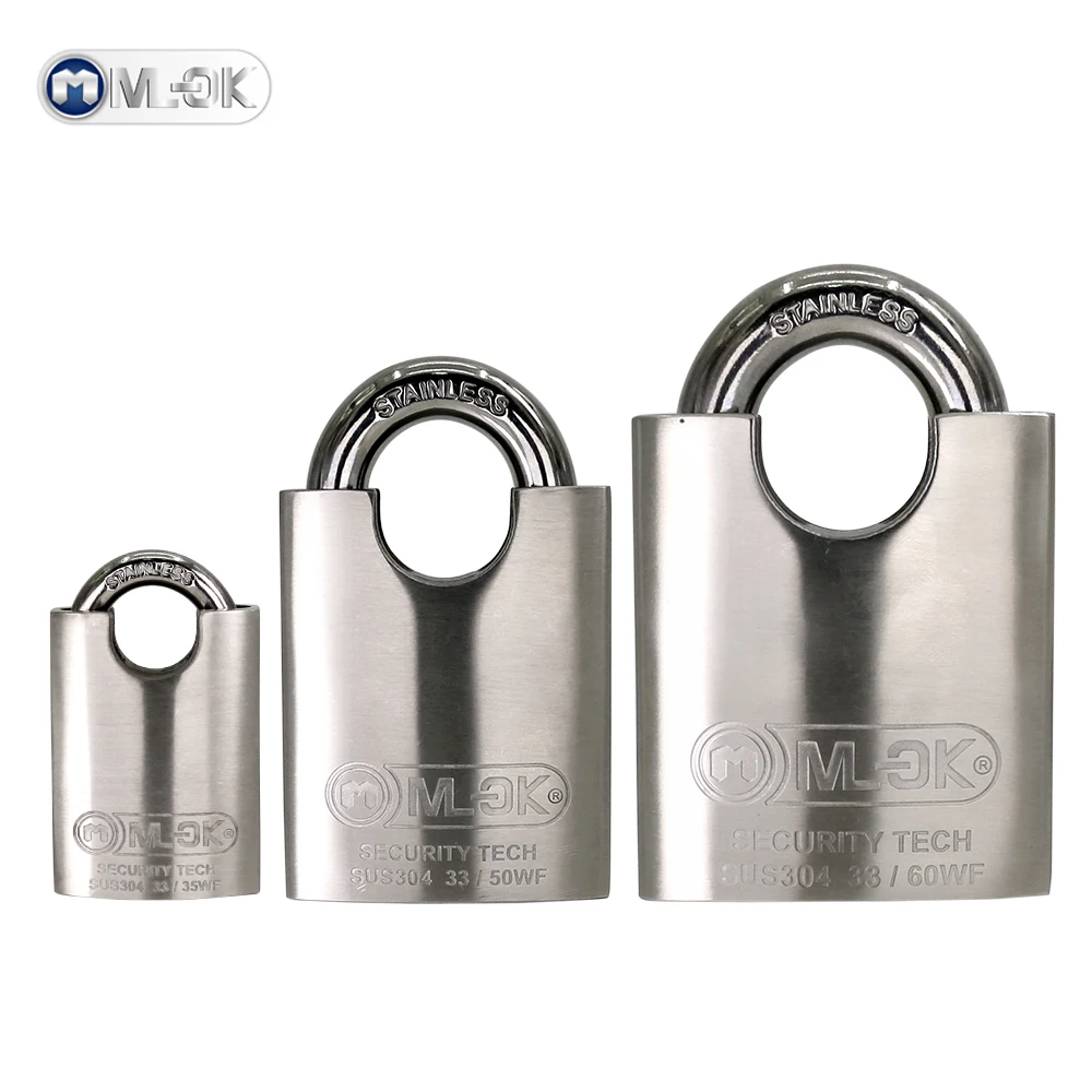 MOK High security hidden shackle padlock shrouded padlock keyed alike master key padlock