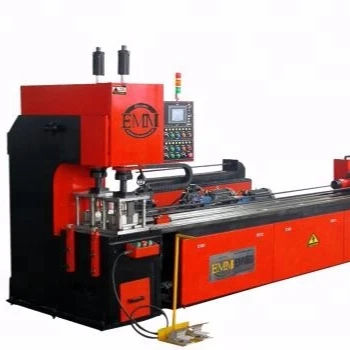hole punch sheet metal hole punching machine, rotary punching machine with double production lines EMM60A