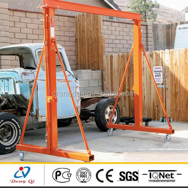 3 Ton Simple Structure 4 Wheels Mini Gantry Crane