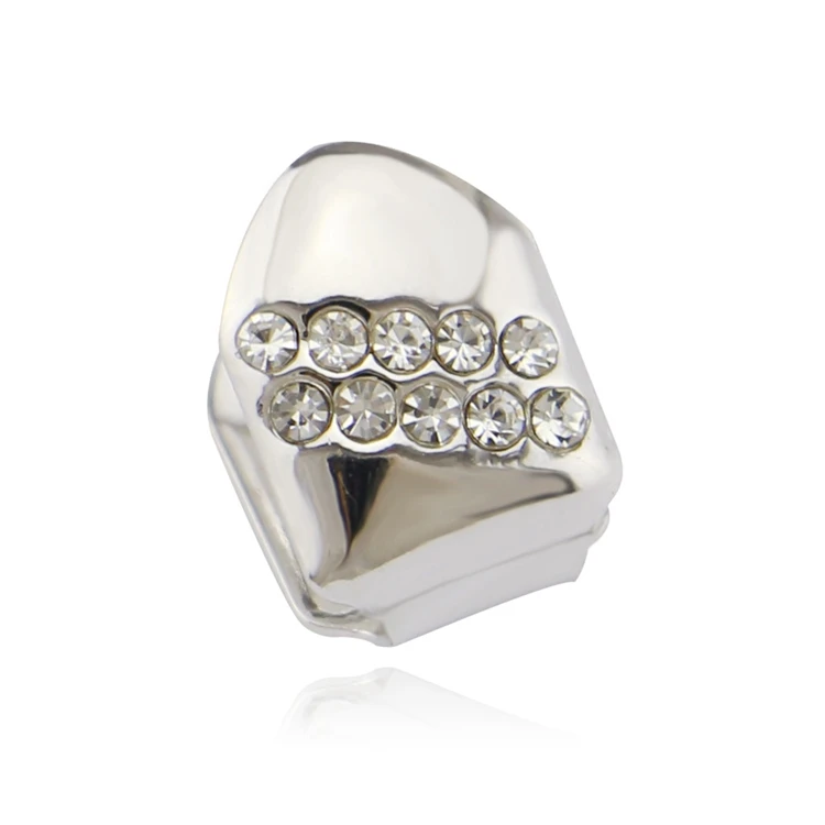 Fashion Grillz Factory Price Teeth Real Gold Color Top