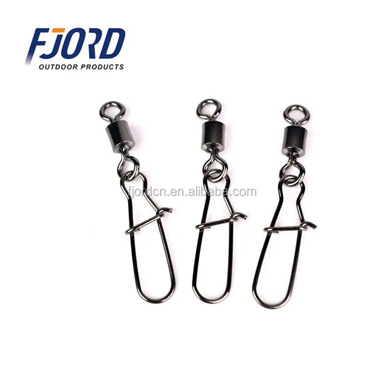 FJORD High quality Fishing Ball Bearing Swivel with Coastlock Snap for Saltwater Fishing
