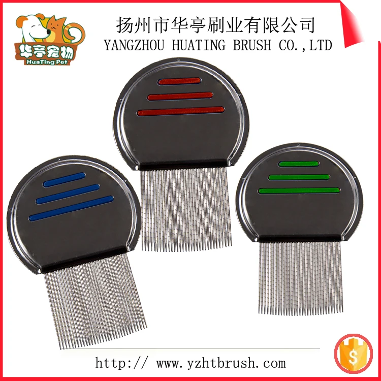 Specializing removal pet lice stainless steel handle head lice comb