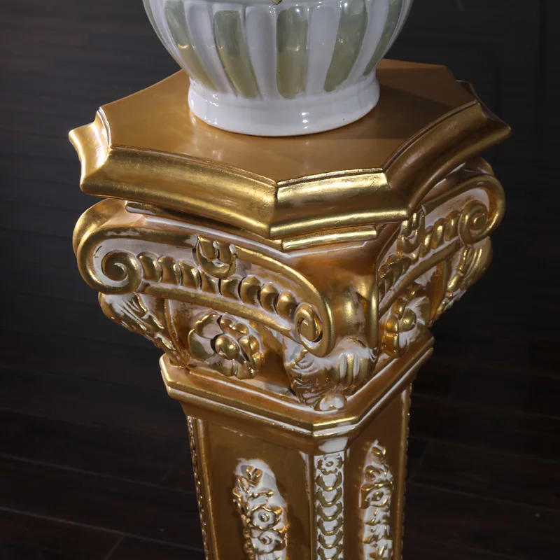 Старинная испанская мебель для гостиной ручная резьба подставка вазы