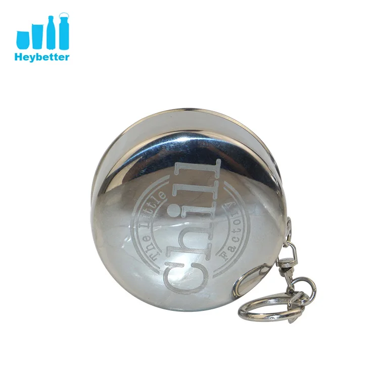 Экологичная Мини фляжка из нержавеющей стали объемом 1 унция