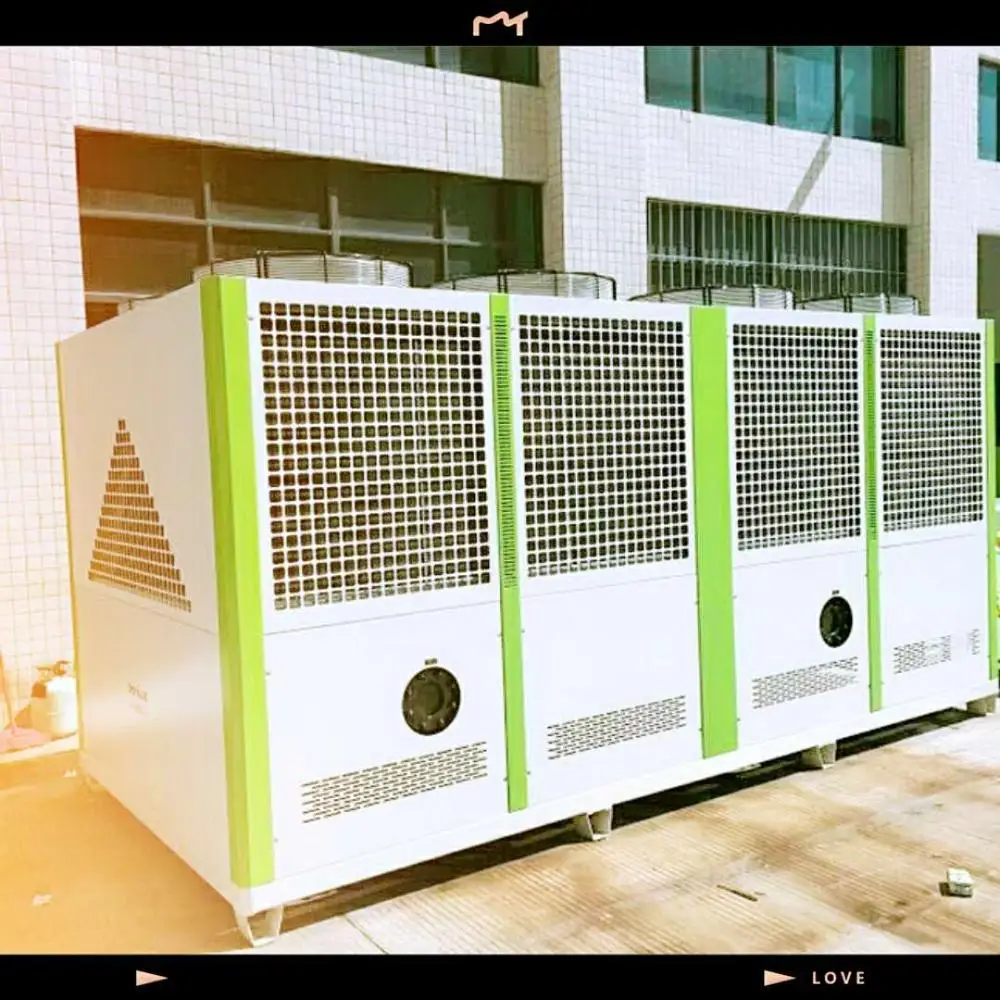 Top Chiller R404A Refrigerant 40TR Air Cooled Water Chiller for Pet Injection Moulding Machine