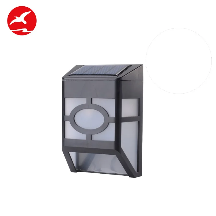 3w solar wall light motion sensor ip65 waterproof high luminous outdoor led solar wall light